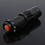 Mini LED 7W 300LM CREE Q5 LED zaklamp Instelbare focus Zoom Light Lamp