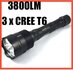 TrustFire 3800 Lumens 3xCREE XM-LT6 LED Zaklamp kortere Versie_6